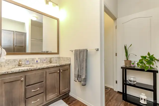 Primary bathroom off the main bedroom