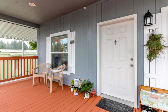 Front porch entry