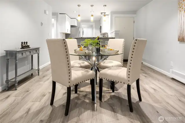 Open dining area