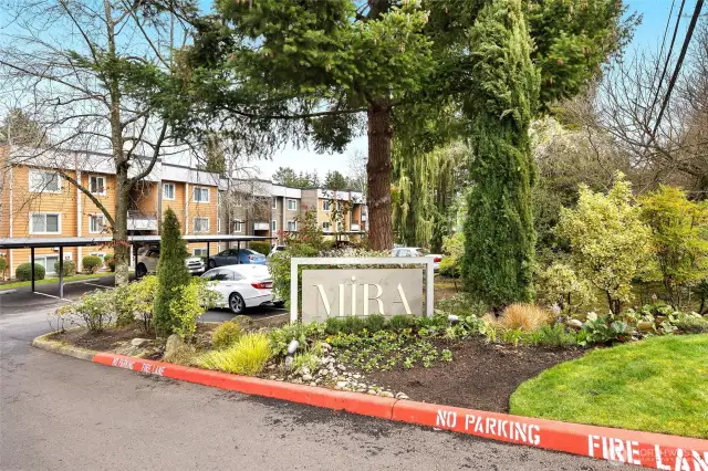 Exterior signage & access driveway