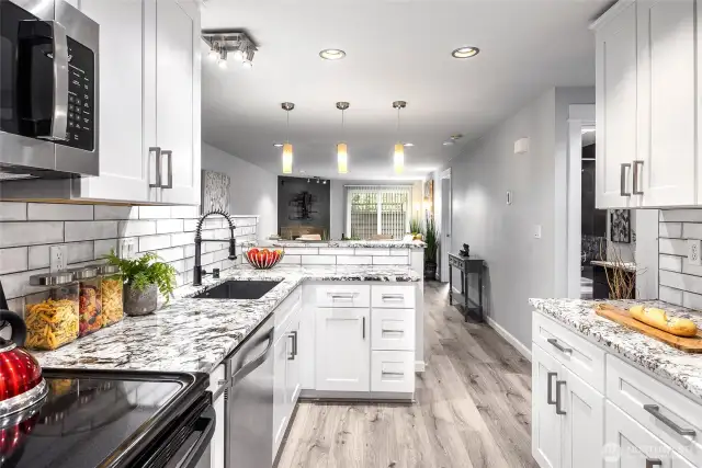 Remodeled kitchen