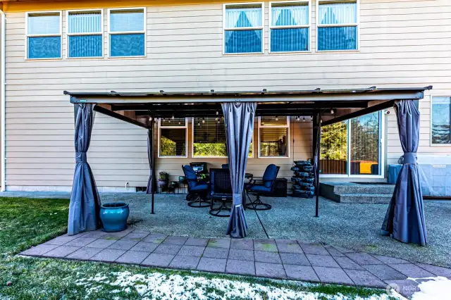 Covered Patio for Year Round Entertaining