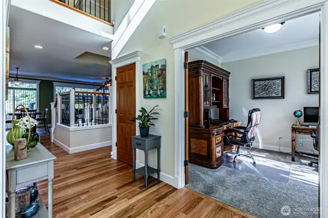 Office with French Doors