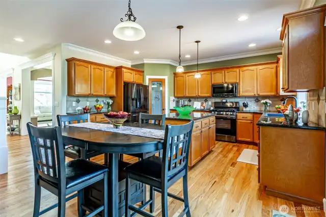 Large Open Kitchen with Eating Space