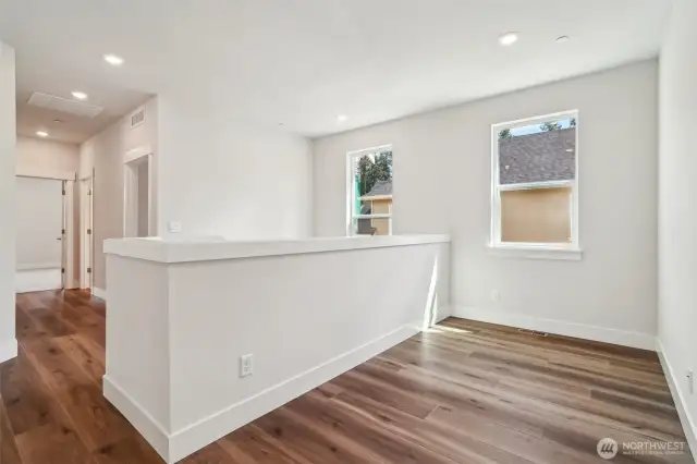 Upstairs loft