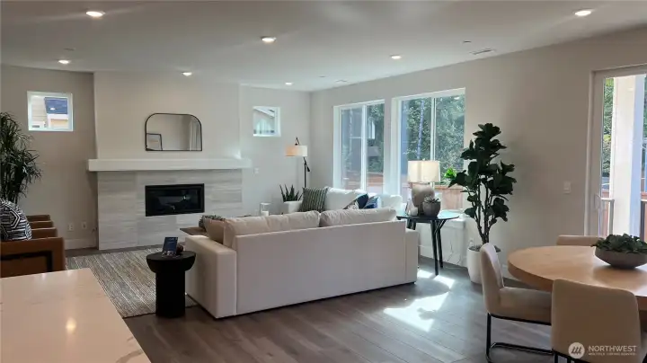 Very spacious Great room - very open and great for entertaing