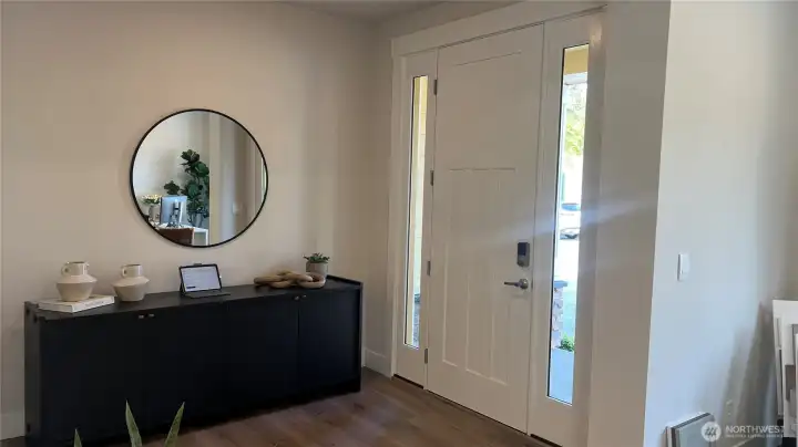Spacious entry