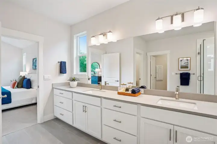 Primary bath counter