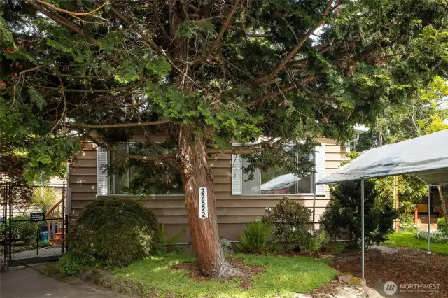 South entrance of home.