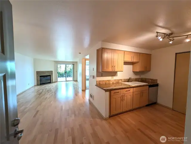 Open concept floorplan.
