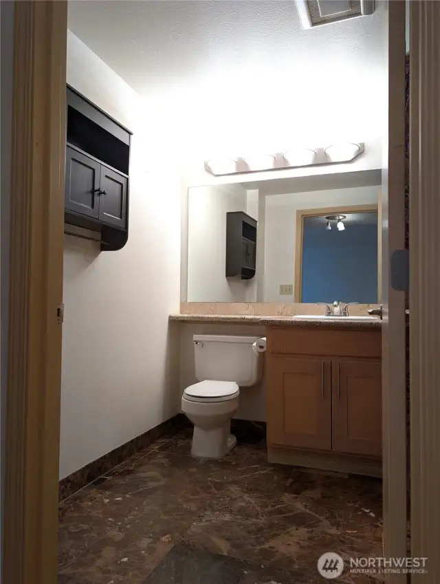 Updated bathroom.