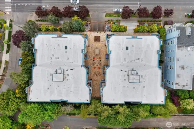 Overhead view.
