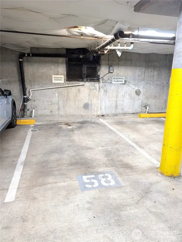 Dedicated parking in the community garage.