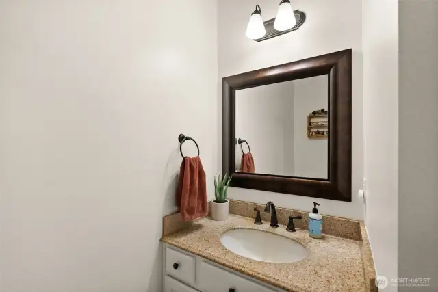 1/2 bath on Mainlevel