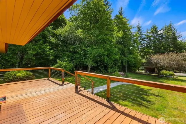 Front deck