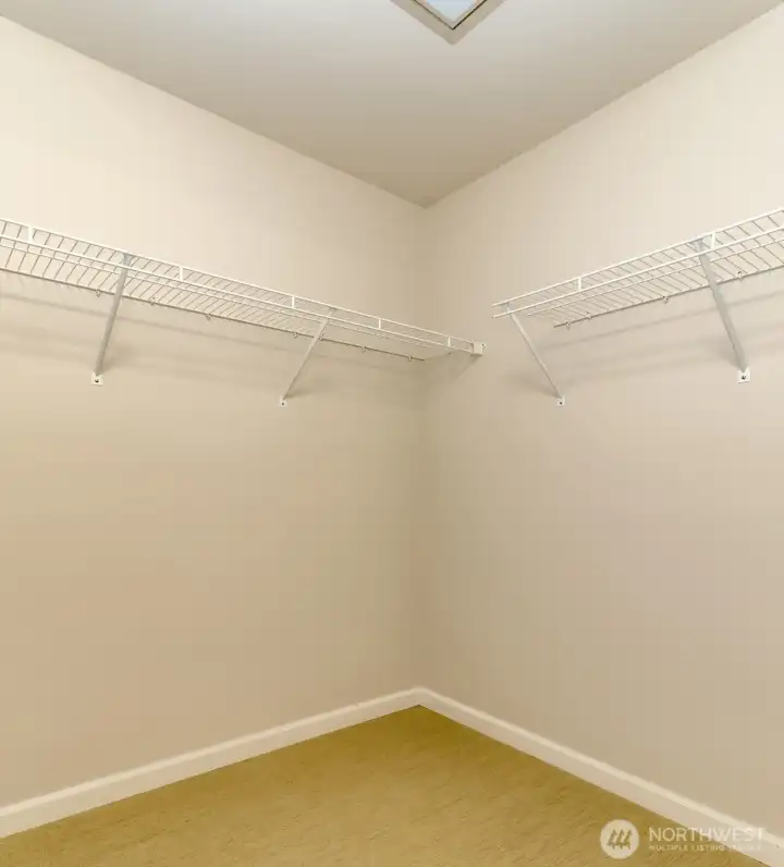 Entrance to secured garage opening.