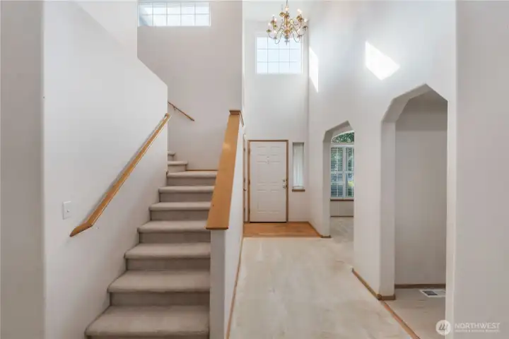 To upstairs