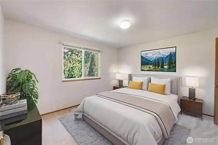 Primary, virtual staging