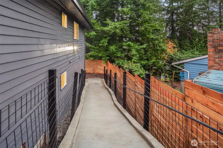 Easily access the lower level here!