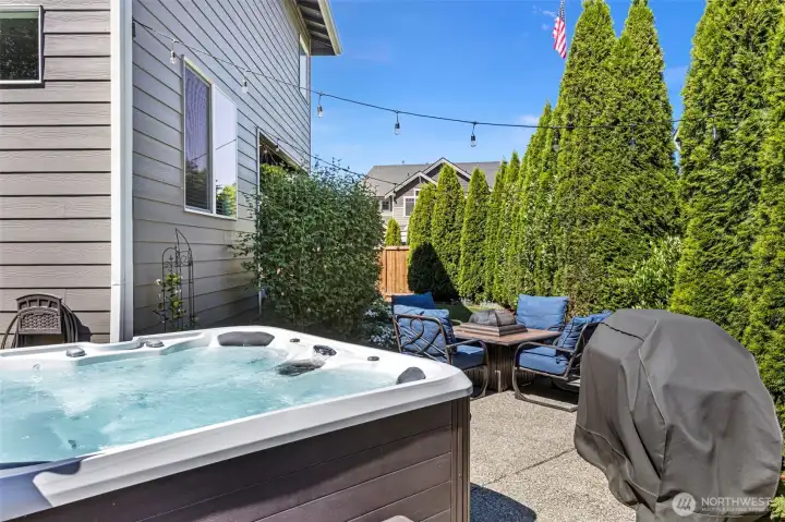 Like new, functioning, sparkling clean hot tub is used all year round here in the PNW.