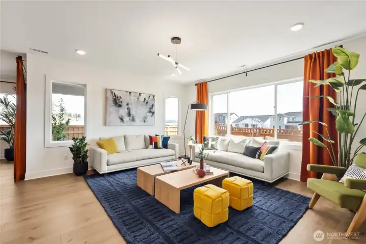 Pictures of Model home. Not pictures of actual home. Features, colors, layout may vary.