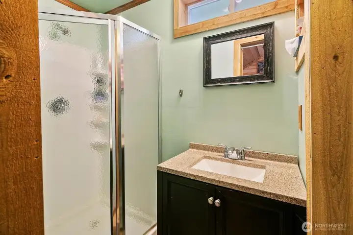 Bunk house bathroom. Bunk house bathroom.