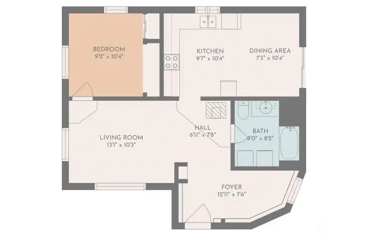 Rambler floor plan. Rambler floor plan.