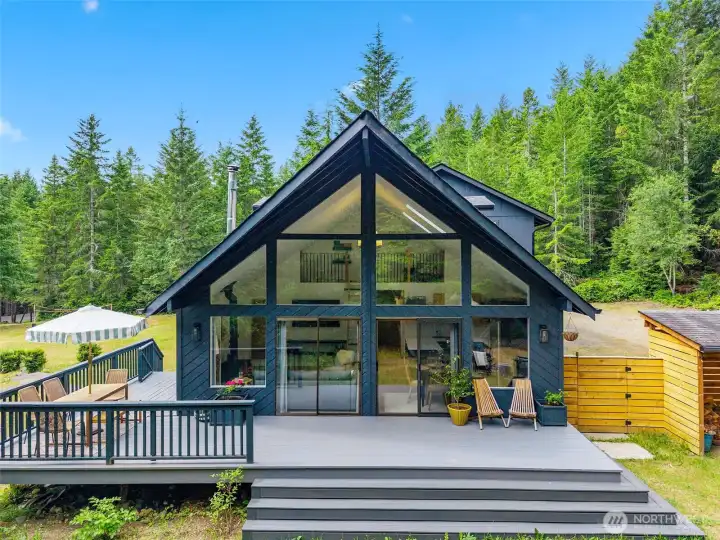 Nestled in the woods Nestled in the woods