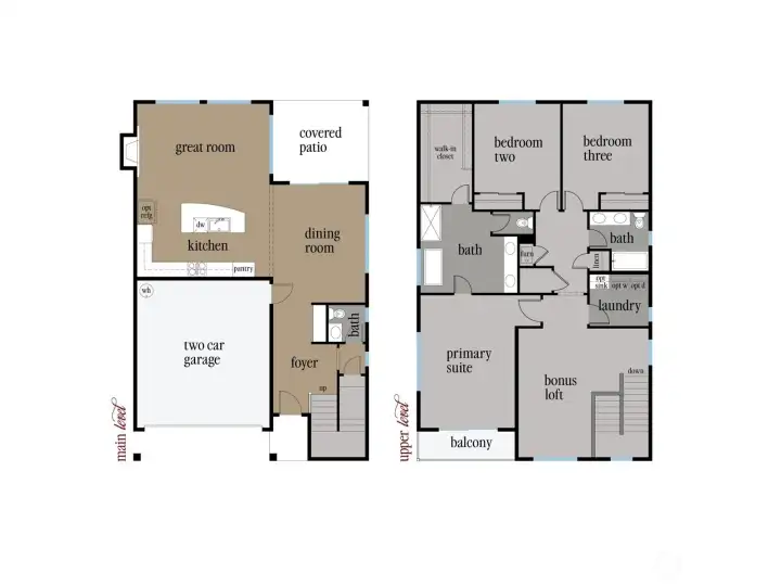 Digital Graphic of the Rosewood Manor Davis Floorplan Digital Graphic of the Rosewood Manor Davis Floorplan
