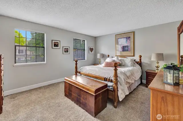 Primary Bedroom with walkin closet and bath.