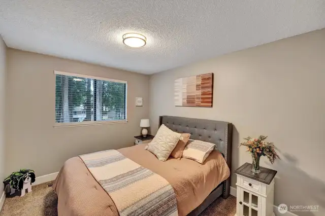 One of 3 upstairs bedrooms.