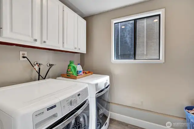 Laundry room.