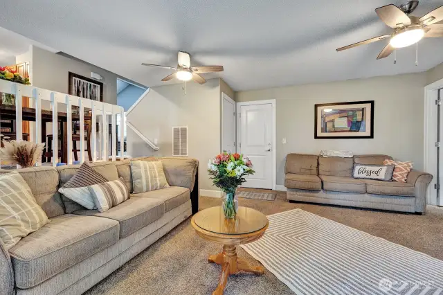 Inviting family room.