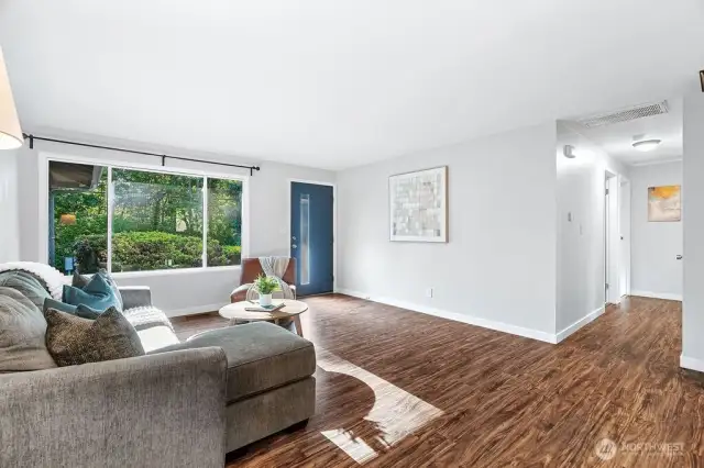 Vinyl windows throughout home were new in 2021