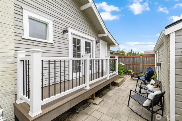 Relax on the Deck or down below. So many spots to unwind!