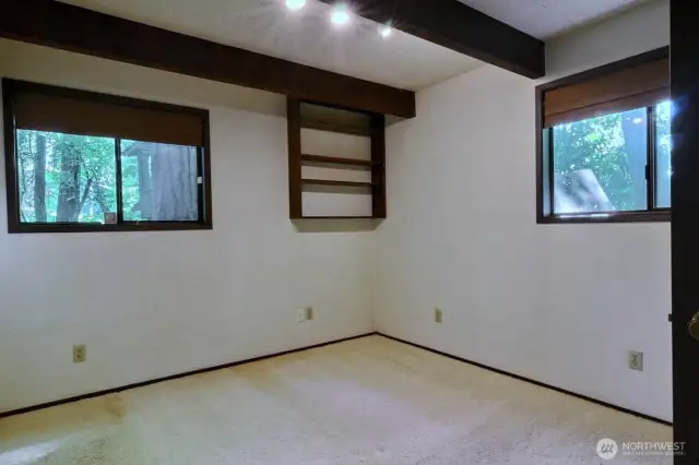 Bedroom on the main level