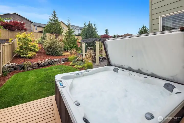 Hot Tub stays!