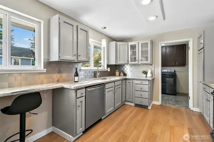 Nicely updated kitchen