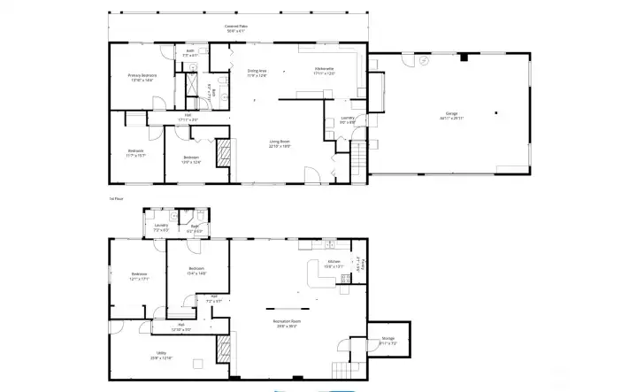 Floorplan with measurements