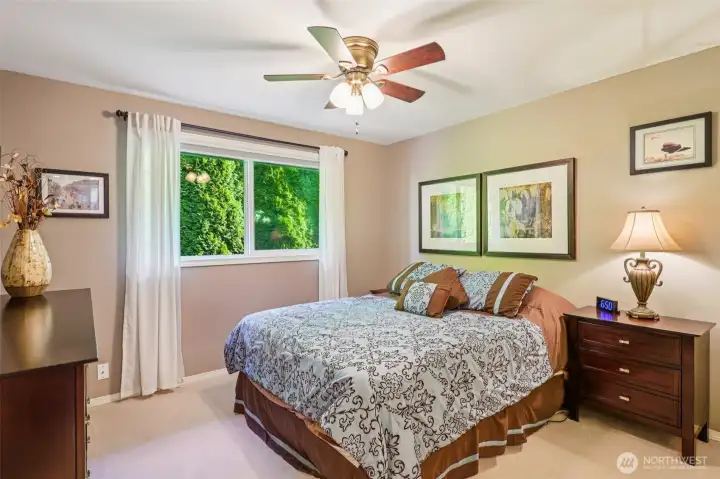 Bedroom 2 - also very roomy.