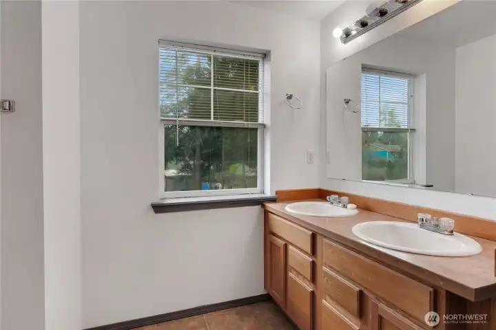 bathroom off primary