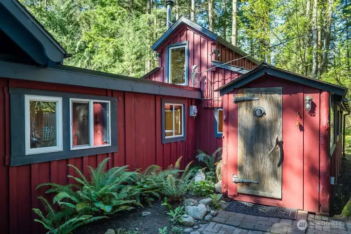 Entrance to main house