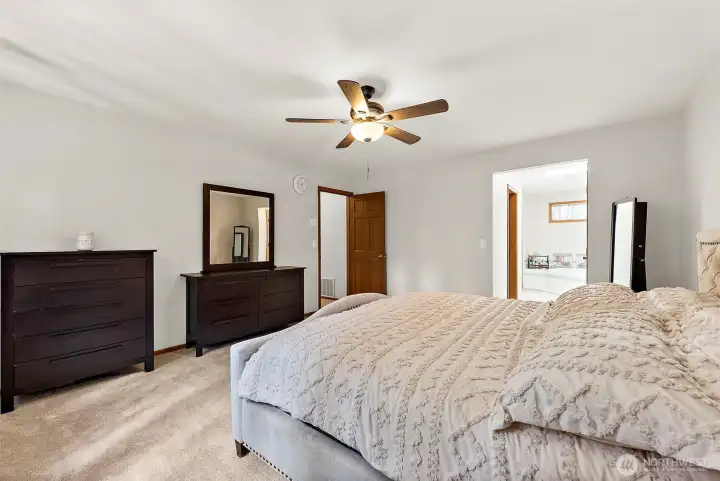 Walk-in closet plus linen closet