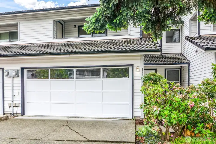 Double Car Garage with additional driveway parking!