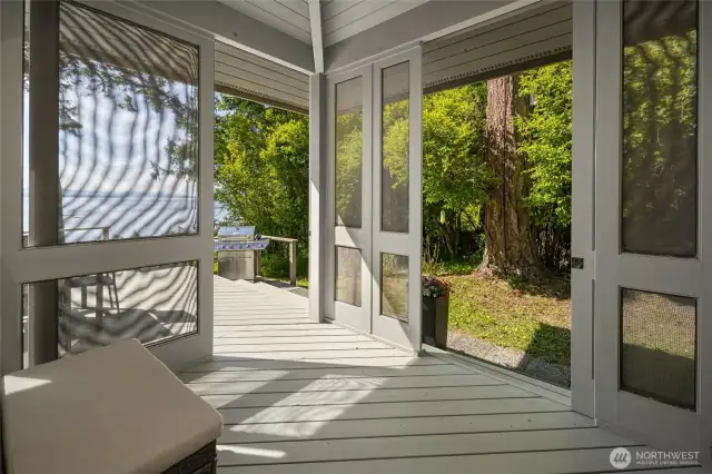 Screened patio