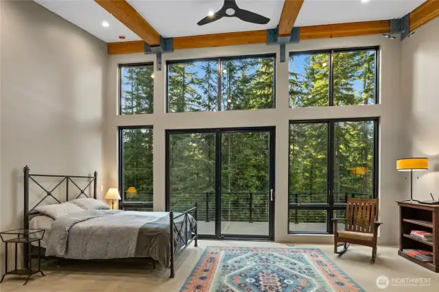 Guest Cabin above Garage.