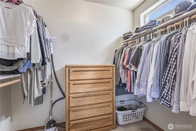 Primary closet