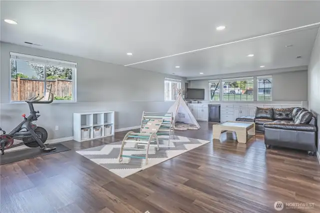 Expansive Family room