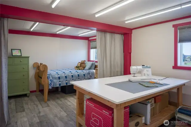 Upstairs barn sewing room or whatever your imagination desires.