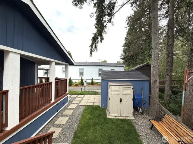 Both sheds included with sale.